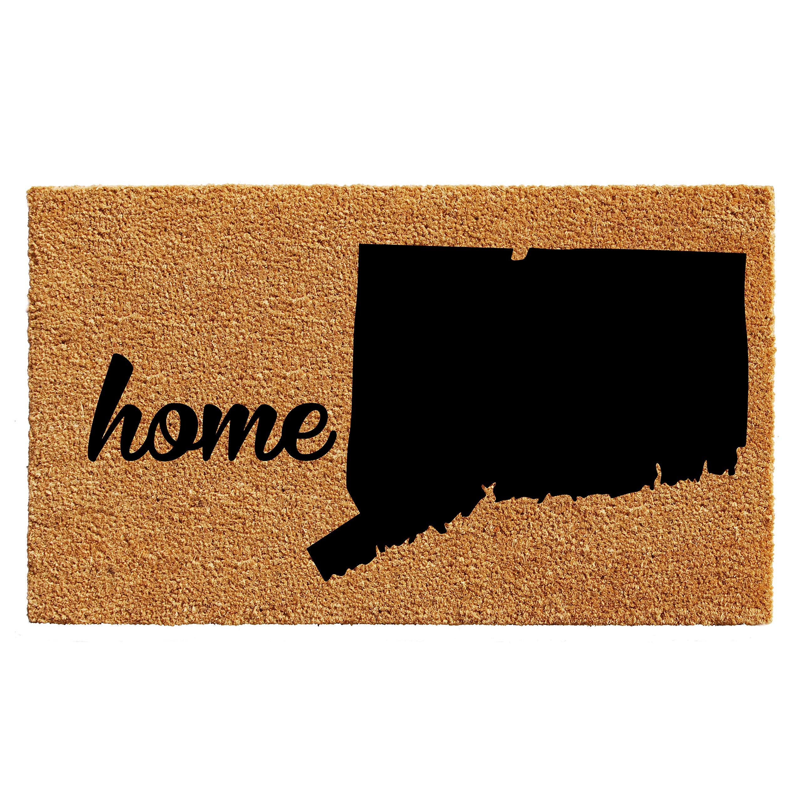 Calloway Mills 105181830 Connecticut Doormat, 18 x 30, Natural/Black