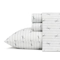 Eddie Bauer - Twin Sheets, Cotton Percale Bedding Set, Crisp & Cool Home Decor, Dorm Room Essentials (Downstream, Twin)