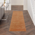 Nourison Essentials Indoor/Outdoor Rust 2 x 6 Area Rug, Easy Cleaning, Non Shedding, Bed Room, Living Room, Dining Room, Backy