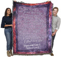Pure Country Weavers Do Not Stand At My Grave and Weep Poem Blanket - Personalized - Custom Sympathy Bereavement Gift Tapestry T