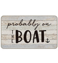 MIXDING Probably On The Boat Anchor Funny Quotes Entrance Door Mat 17x30 Inch Doormats Decor, Nautical Lake House Front Door Por