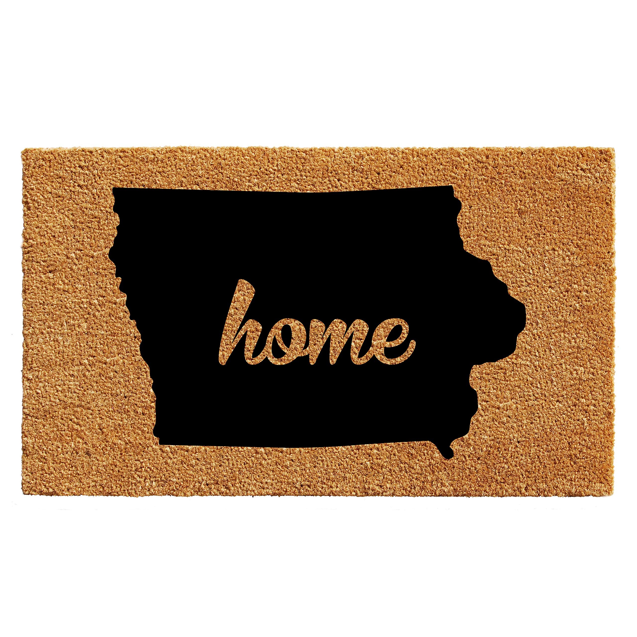 Calloway Mills 105231830 lowa Doormat, 18 x 30, Natural/Black