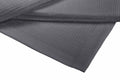 Crover Collection All Season Thermal Waffle Cotton King Blanket 108x90 Dark Grey with Deep Plain Edge Border Durable and Soft