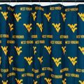 College Covers Everything Comfy West Virginia Mountaineers Bright and Colorful Shower Curtain Cover 70 x 72