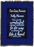 Pure Country Weavers Wonderful Thing Blanket - Personalized - Custom Gift Tapestry Throw Woven from Cotton - Made in The USA (72