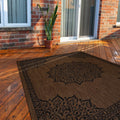 CAMILSON Indoor Outdoor Rug, Modern Area Rugs for Indoor and Outdoor Patios, Kitchen and Hallway mats, Washable Porch Deck Outsi