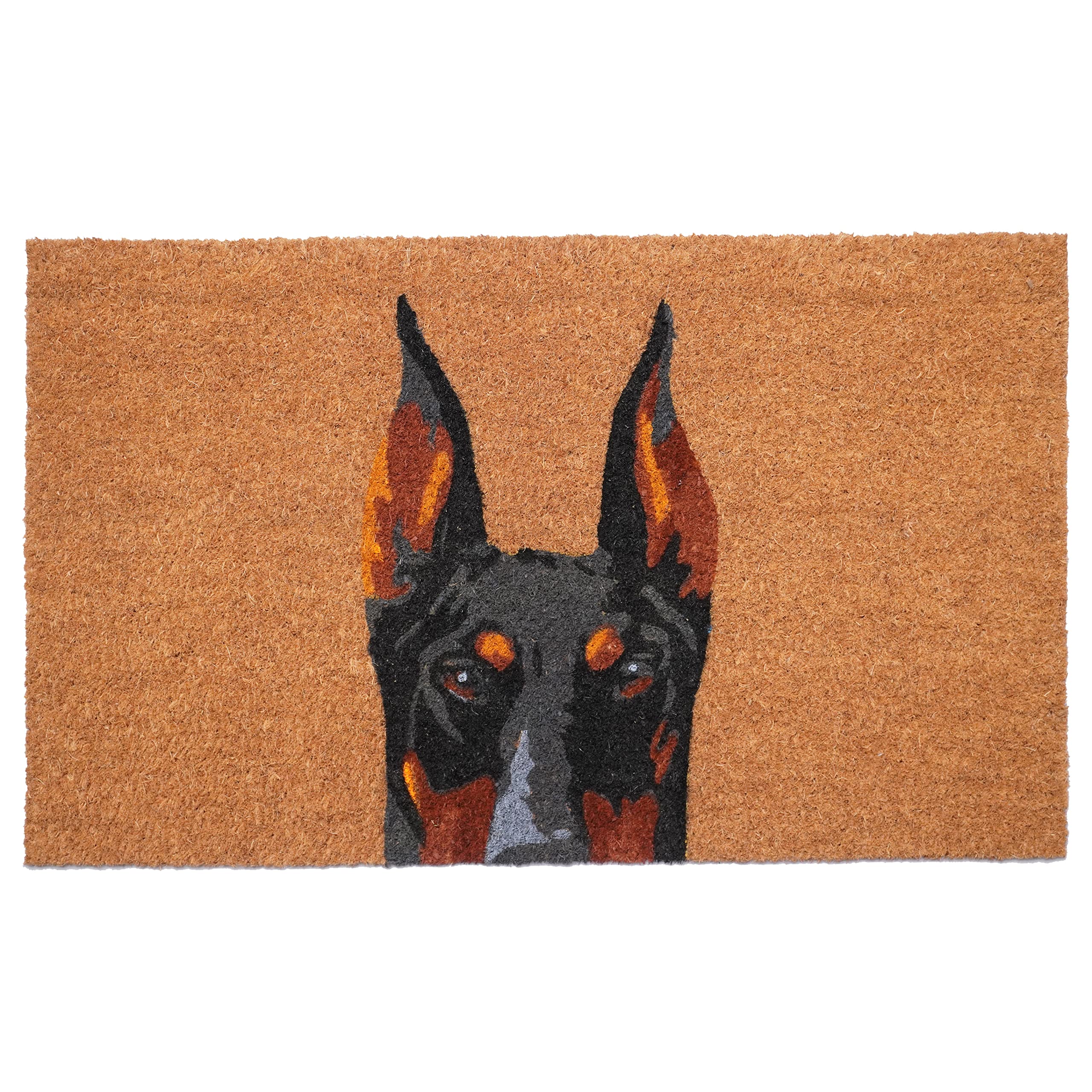 Calloway Mills Black Doberman Doormat (24 x 36)
