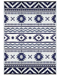 BalajeesUSA Outdoor Rugs 9x12 Dark Blue Grey Patio Decor, Waterproof, Reversible and Portable, Large Plastic Straw Awning mat Ou
