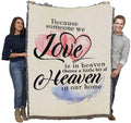 Pure Country Weavers Someone We Love in Heaven Gift Blanket - Sympathy Bereavement Gift Tapestry Throw Woven from Cotton - Made 