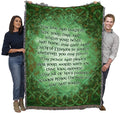 Pure Country Weavers Irish Blessing Blanket - May Love and Laughter Light Your Days and Warm Your Heart and Home - Celtic Gift T