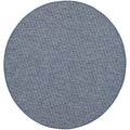 Nourison Positano Indoor/Outdoor Navy Blue 6 x Round Area Rug, Easy Cleaning, Non Shedding, Bed Room, Living Room, Dining Room,