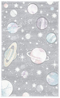 SAFAVIEH Carousel Kids Collection Accent Rug - 23 x 4, Grey & Lavender, Non-Shedding & Easy Care, Ideal for High Traffic Areas