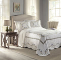 MODERN HEIRLOOM Heather Bedspread, King 120X118, White