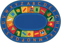 Carpets for Kids 9508 Bilingual Circletime Rug 8ft 3in x 11ft 8in Oval