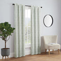 Pairs to Go Brockwell 56 x 95 Rod Pocket Double Panel Privacy Window Treatment Living Room, 28 in x 95 in, Spa, 2 Count