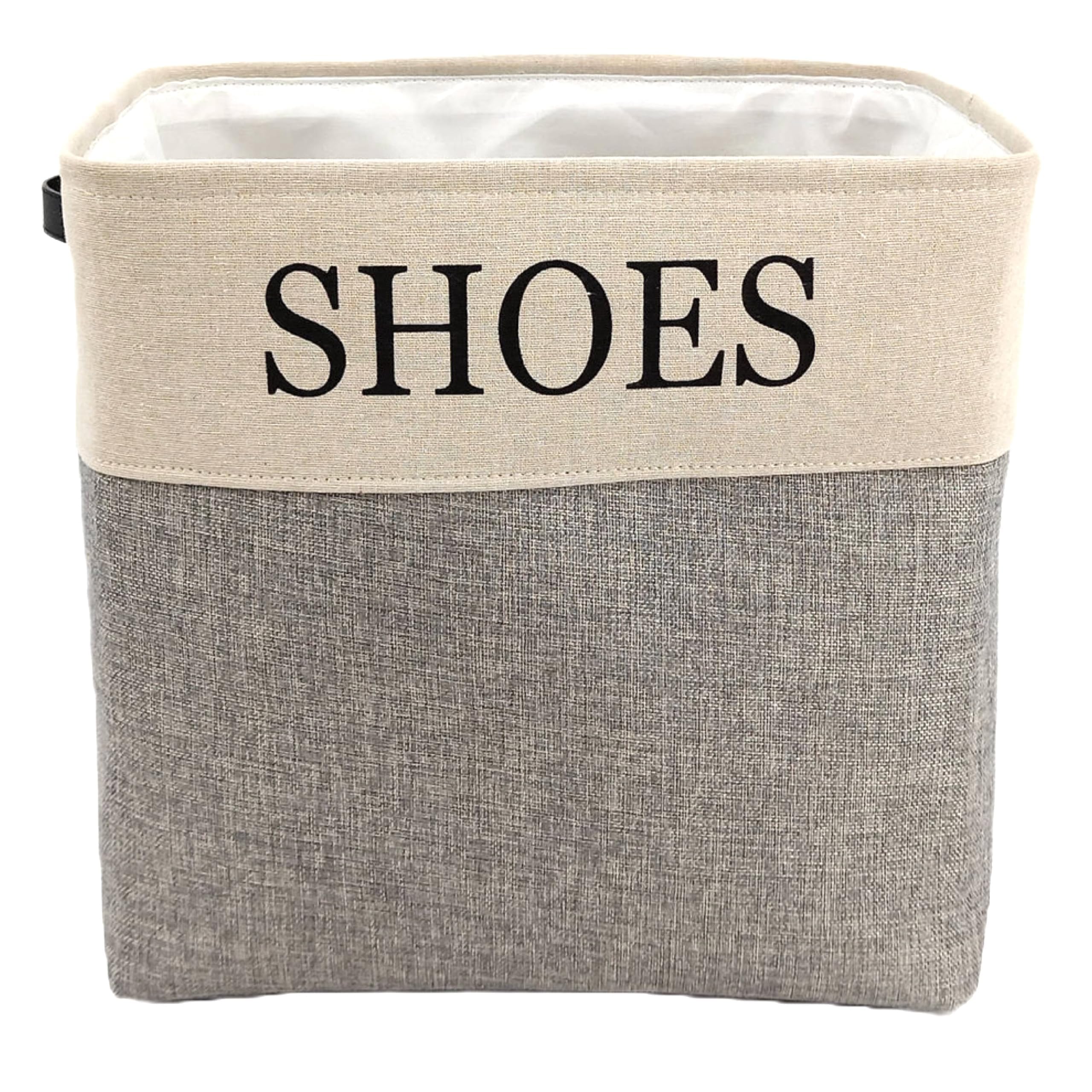 Shoe Storage Bin and Organizer for Hallway, Entryway or Mudroom. Space saver for many pairs of footware to store in one stylish 