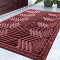 Yimobra Front Door Mat Outside Entrance 29.5x17, Waterproof Heavy Duty Outdoor Mats for Front Door, Non Slip Rubber Entry Mat fo