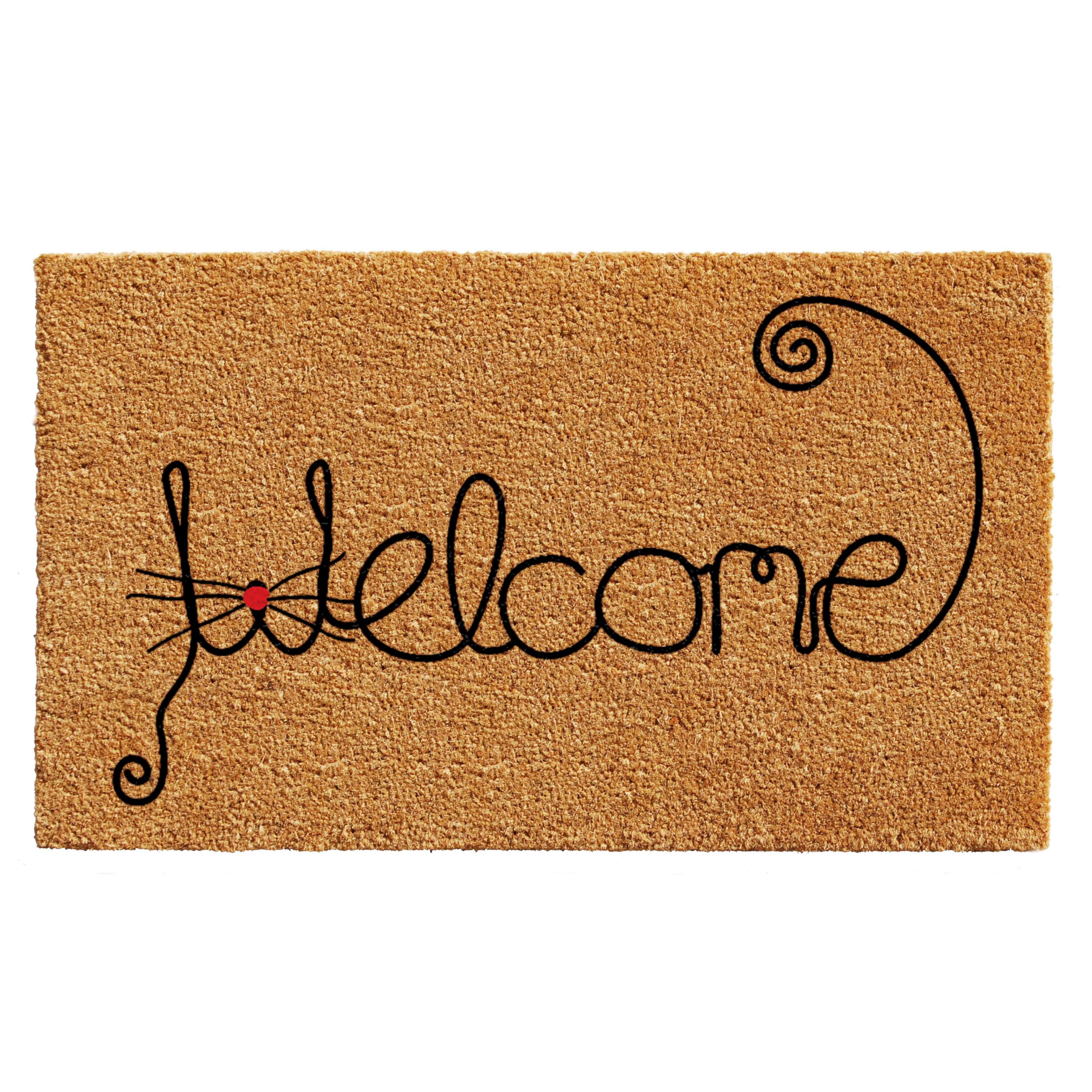 Calloway Mills 102522436 Kitty Curlicue Doormat 24 x 36