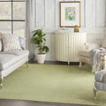 Nourison Home Essentials Indoor/Outdoor Green 8 x 10 Area Rug, Easy Cleaning, Non Shedding, Bed Room, Living Room, Dining Room