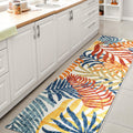 JONATHAN Y AMC100B-28 Tropics Palm Leaves Indoor Outdoor Area-Rug Bohemian Floral Easy-Cleaning High Traffic Bedroom Kitchen Bac