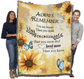 Pure Country Weavers Always Remember You are Strong Blanket - Gift Tapestry Throw Woven from Cotton - Made in The USA (72x54)