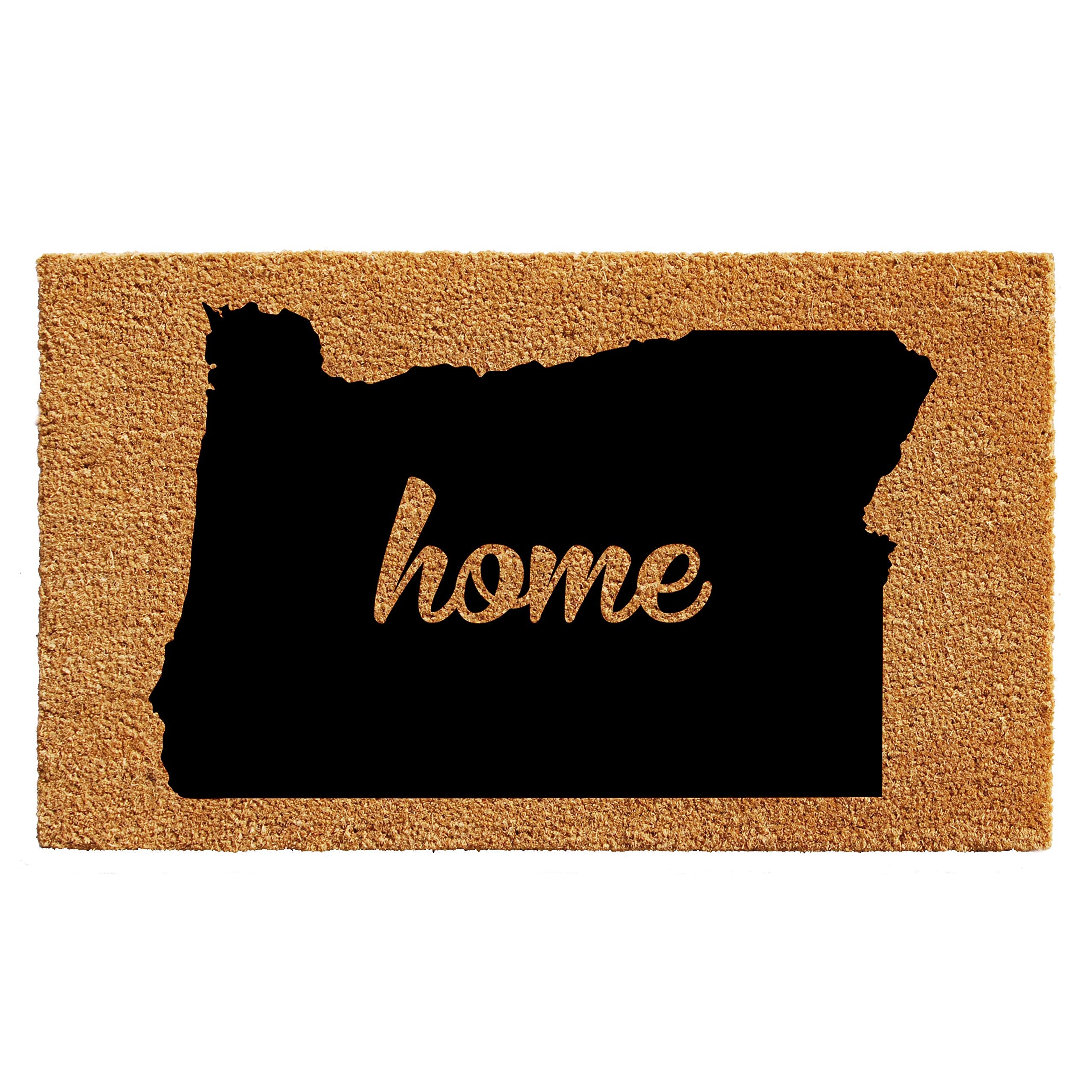 Calloway Mills 105392436 Oregon Doormat, 24 x 36, Natural/Black