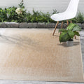 FH Home Outdoor Rug - Waterproof Easy to Clean Stain Resistant - Patio Indoor Outdoor Porch Deck Balcony Entryway - Ombre Modern