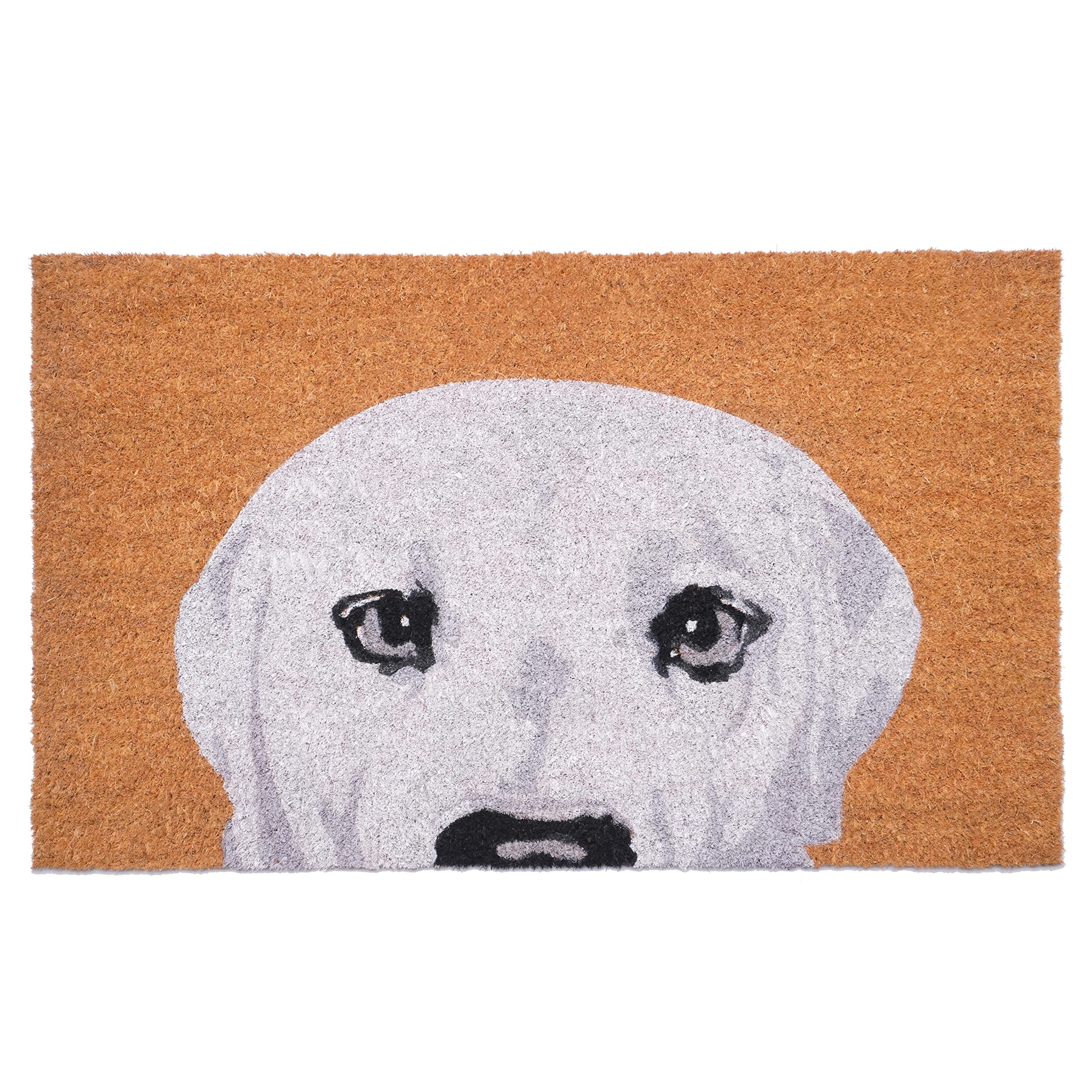 Calloway Mills White Labrador Doormat (24 x 36)