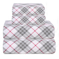 Bliss Casa 4 Piece 100% Cotton Flannel Sheet Set Full - High GSM Deep Pockets, Warm Breathable Flannel Sheet Set. Flannel Bed Se