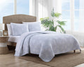 Tommy Bahama - Queen Quilt Set, Reversible Cotton Bedding with Matching Shams, Soft Coastal Bedspread, Super Soft Bedding Set (M