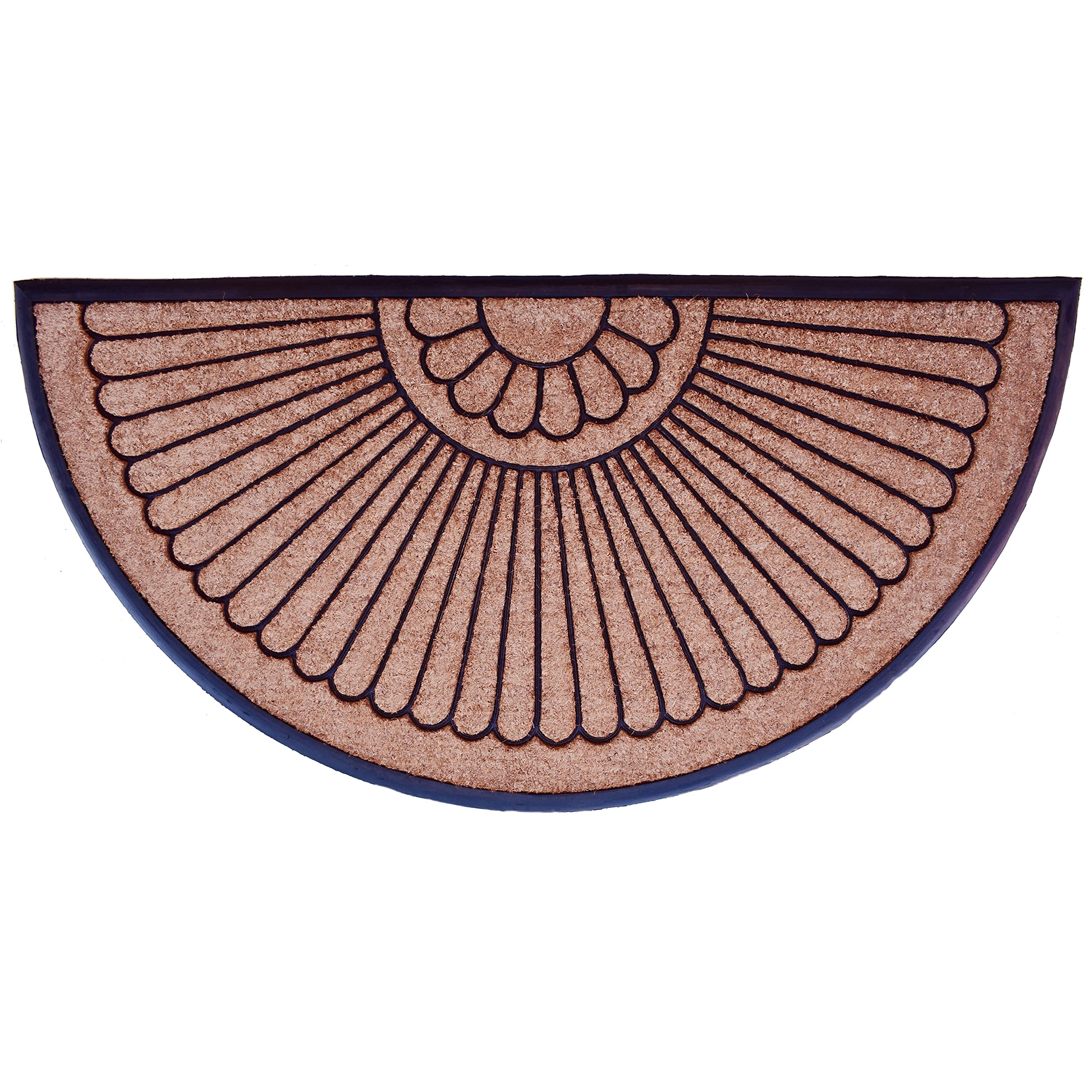Calloway Mills Shell Coir and Rubber Heavy-Duty Over-Sized Doormat (30 x 48)