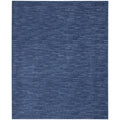 Nourison Essentials Indoor/Outdoor Navy Blue 8 x 10 Area Rug, Easy Cleaning, Non Shedding, Bed Room, Living Room, Dining Room,