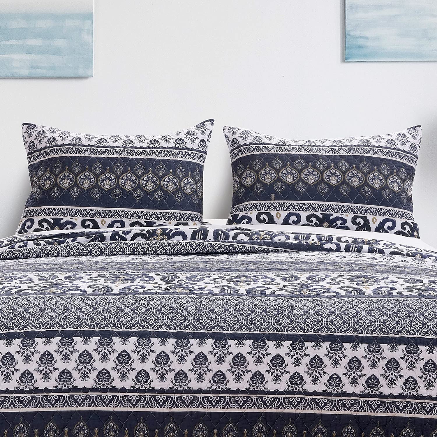 Barefoot Bungalow Native Pillow Sham, Standard, Indigo