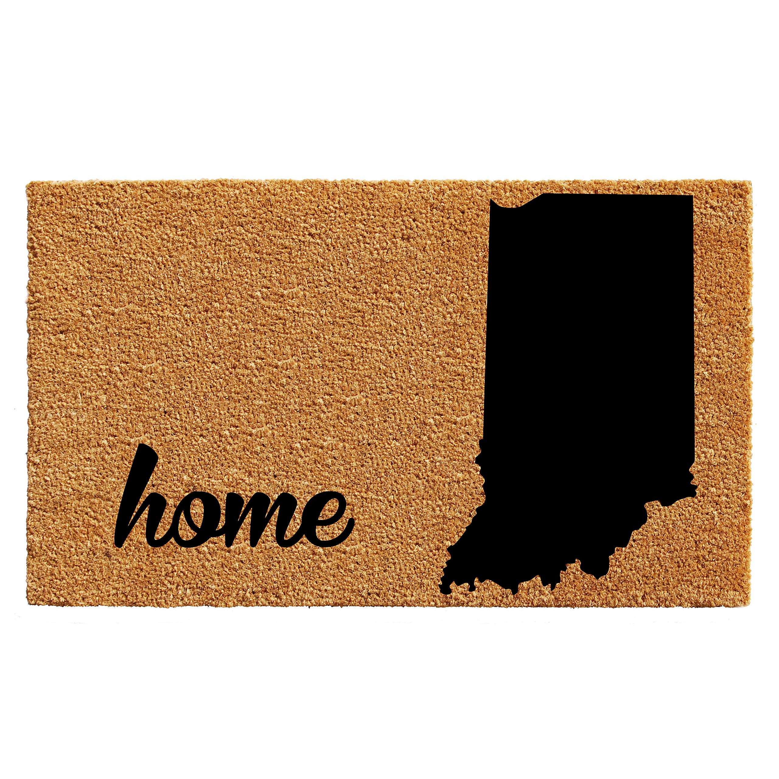 Calloway Mills 105221830 Indiana Doormat, 18 x 30, Natural/Black