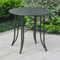 International Caravan Mandalay Iron Patio Bistro Table