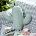 Maitys 16 Inches Cactus Shape Throw Pillow Cute 3D Plush Cactus Shaped Throw Pillow Decorative for Sofa Office Bed Cushion(16.4 