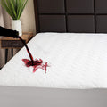Waterguard Quilted Cotton Mattress Pad - Full XL Size - Soft, Comfortable, and Fluffy Mattress Pad - Waterproof Mattress Protect