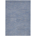 Nourison Essentials Indoor/Outdoor Blue/Grey 6 x 9 Area Rug, Easy Cleaning, Non Shedding, Bed Room, Living Room, Dining Room, 