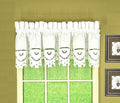 Todays Curtain Imperial Classic Drawn Cutwork Valance, 14-Inch, White