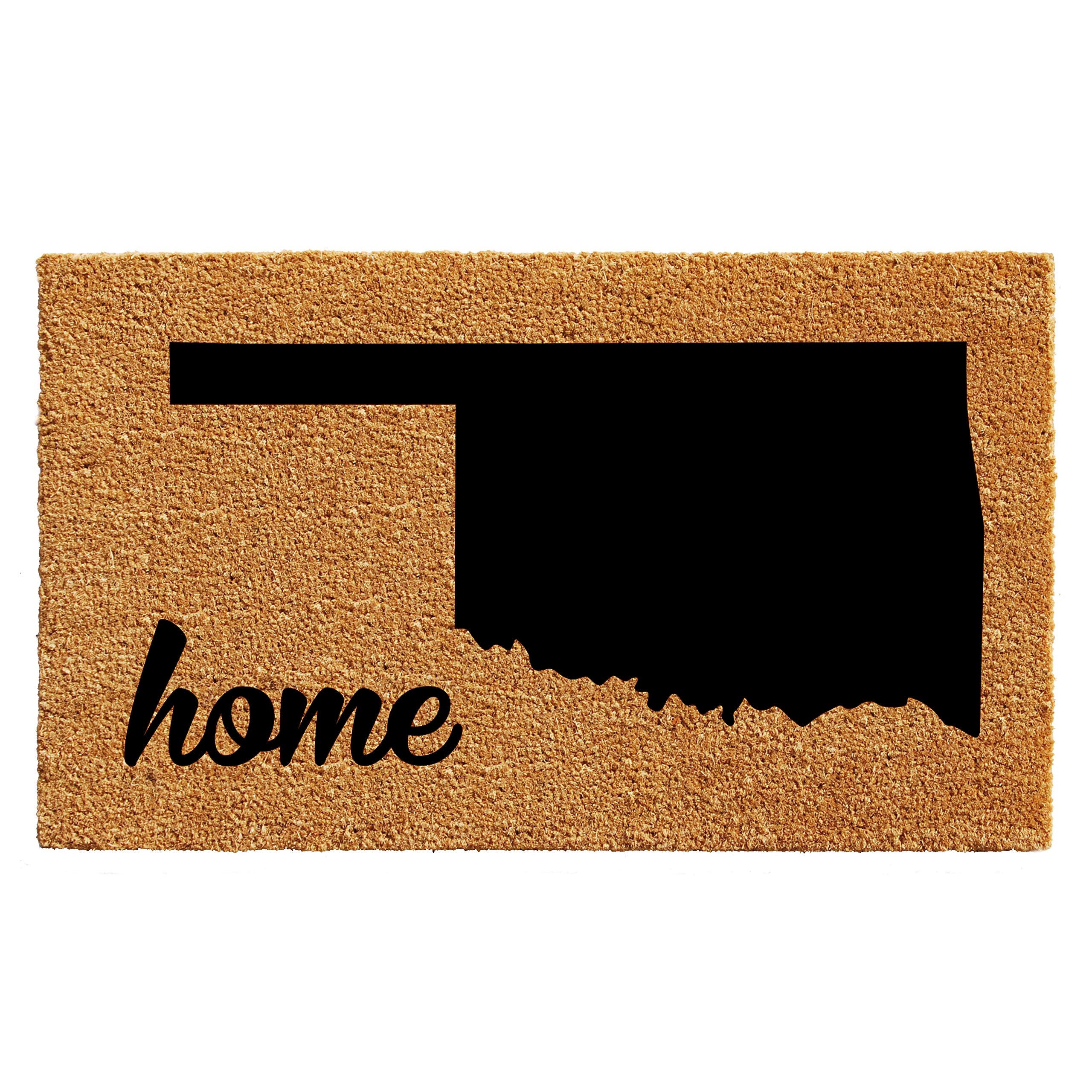 Calloway Mills 105382436 Oklahoma Doormat, 24 x 36, Natural/Black