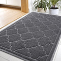 LuxStep Door Mat Large 24x36 Inch Indoor Outdoor Doormat, Non-Slip Low-Profile Design Floor Mat, Durable Trap Dirt and Dust Fron