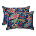 Pillow Perfect Paisley Indoor/Outdoor Accent Throw Pillow, Plush Fill, Weather, and Fade Resistant, Large Lumbar - 16.5 x 24.5, 