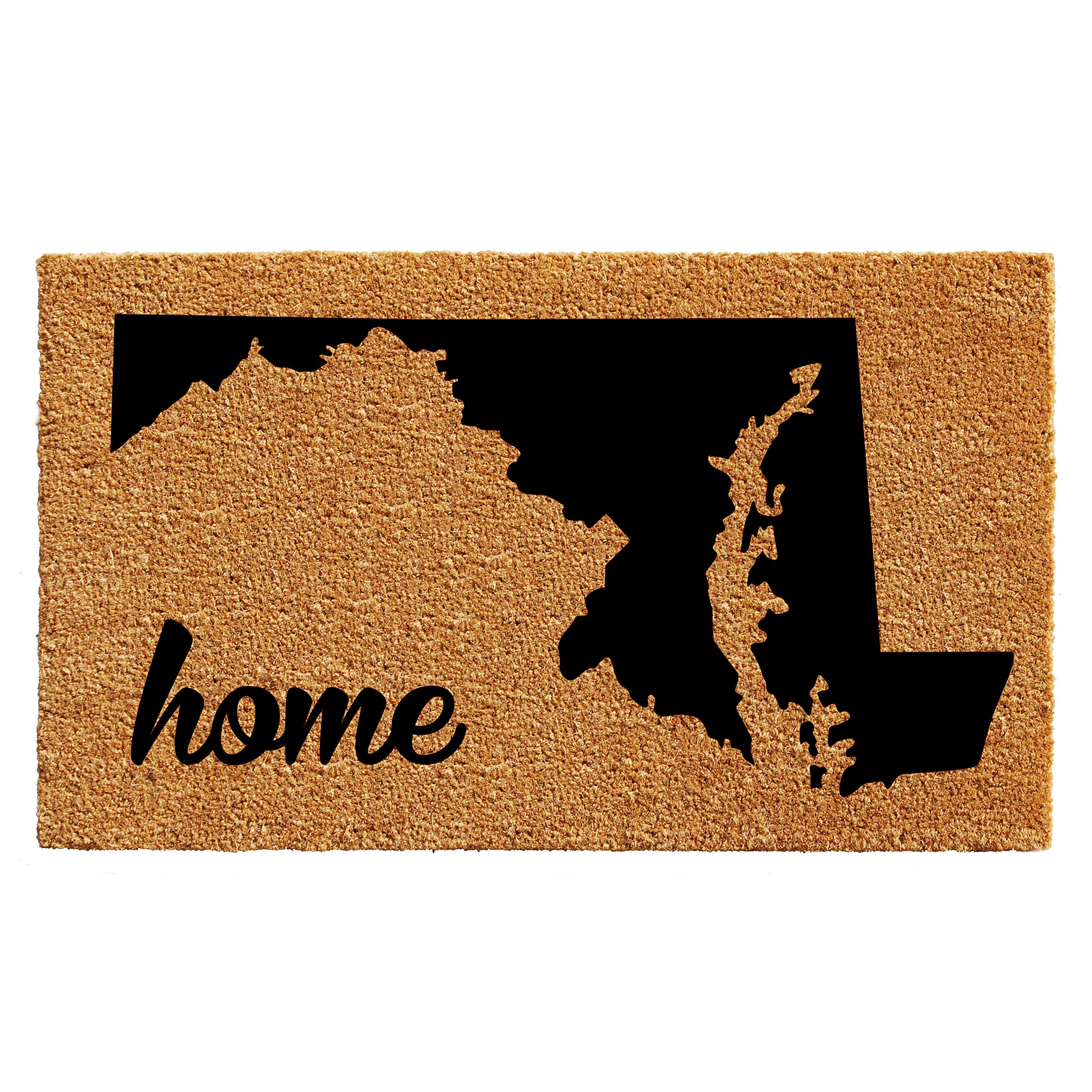 Calloway Mills 105261830 Maryland Doormat, 18 x 30, Natural/Black