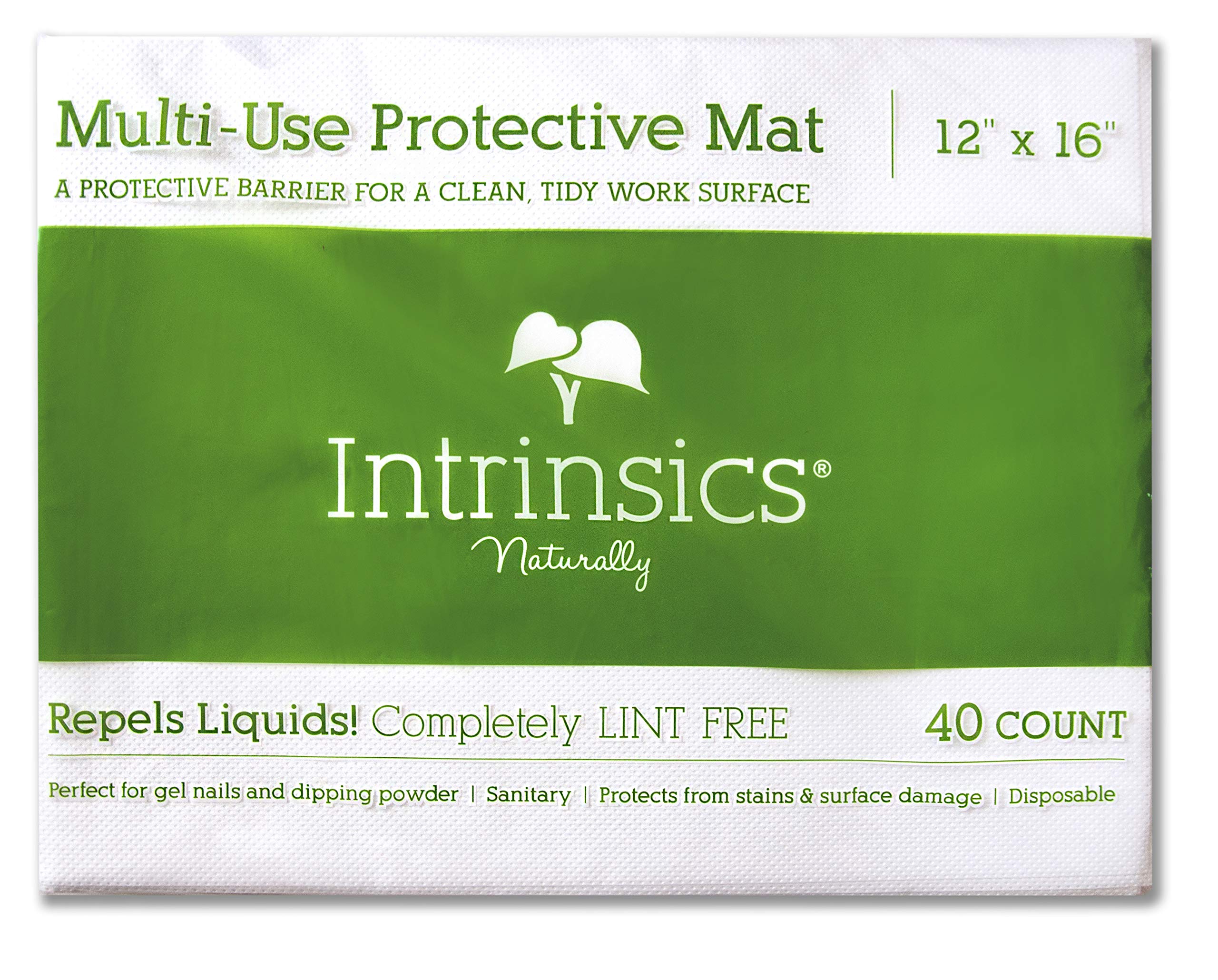 INTRINSICS Multi-Use Protective Mat, 12 x 16, 40 count pack