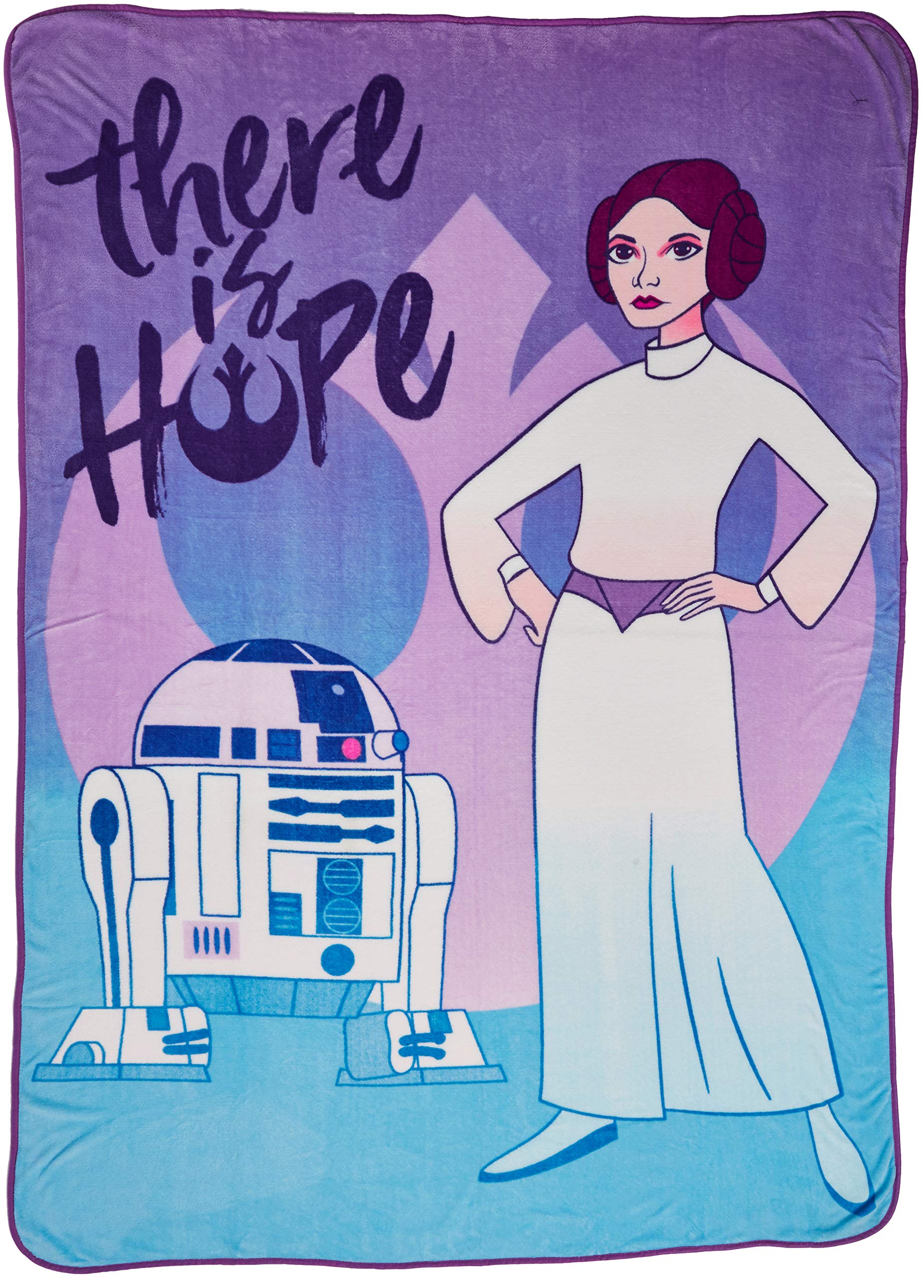 Jay Franco Star Wars Forces of Destiny Blanket, Purple
