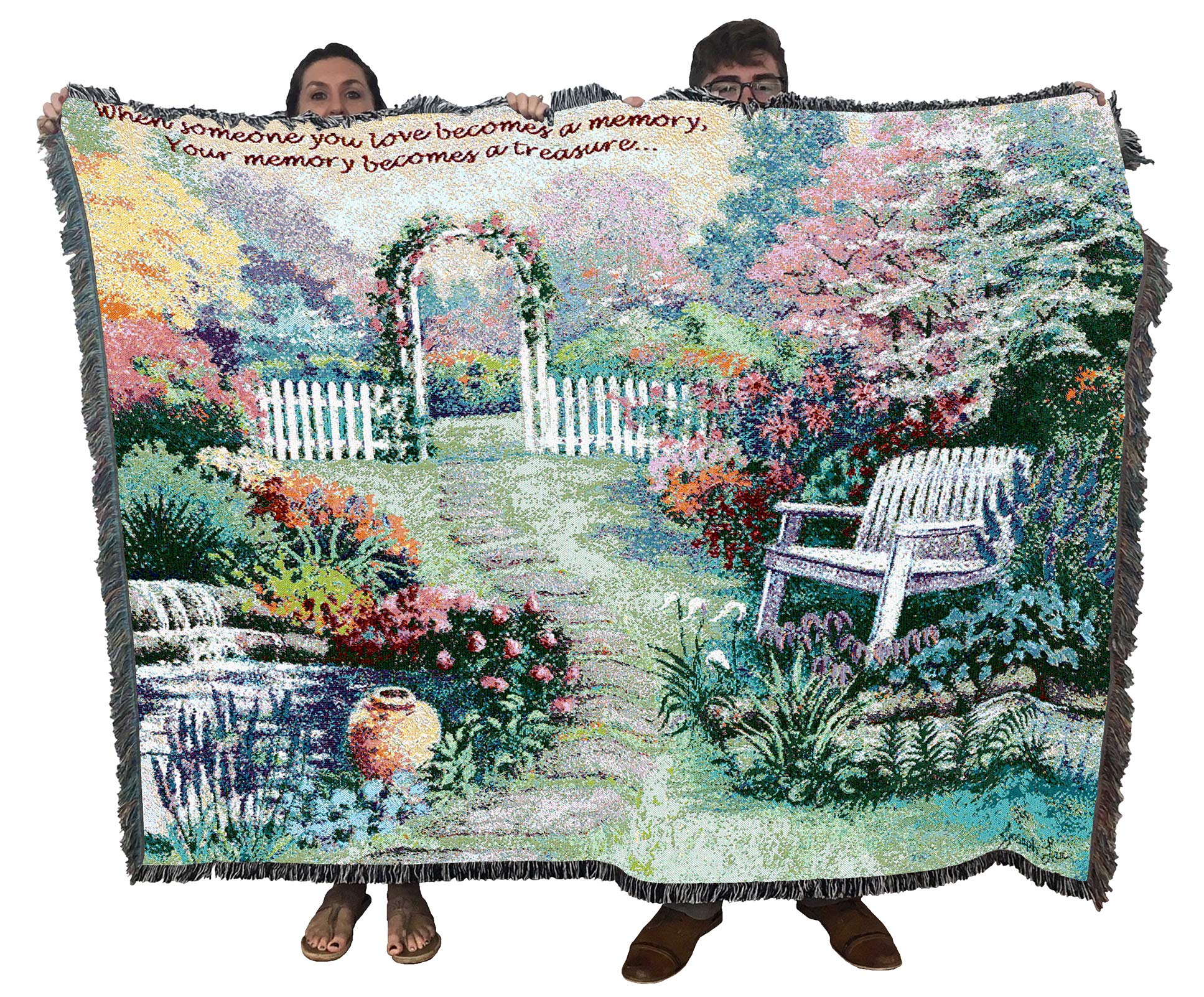 Pure Country Weavers When Someone You Love Becomes A Memory 1 Blanket by Joseph Lee - Sympathy Bereavement Gift Tapestry Throw W