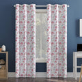 Sun Zero Rainbows Print Total Blackout Grommet Curtain Panel, 40 x 84, Multi
