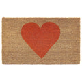 Calloway Mills Madison Heart Doormat (Orange, 17 x 29)