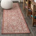 JONATHAN Y SMB104A-210 Malta Bohemian Medallion Textured Weave Indoor/Outdoor 2 ft. x 10 ft. Runner Rug, Coastal, Traditional, T