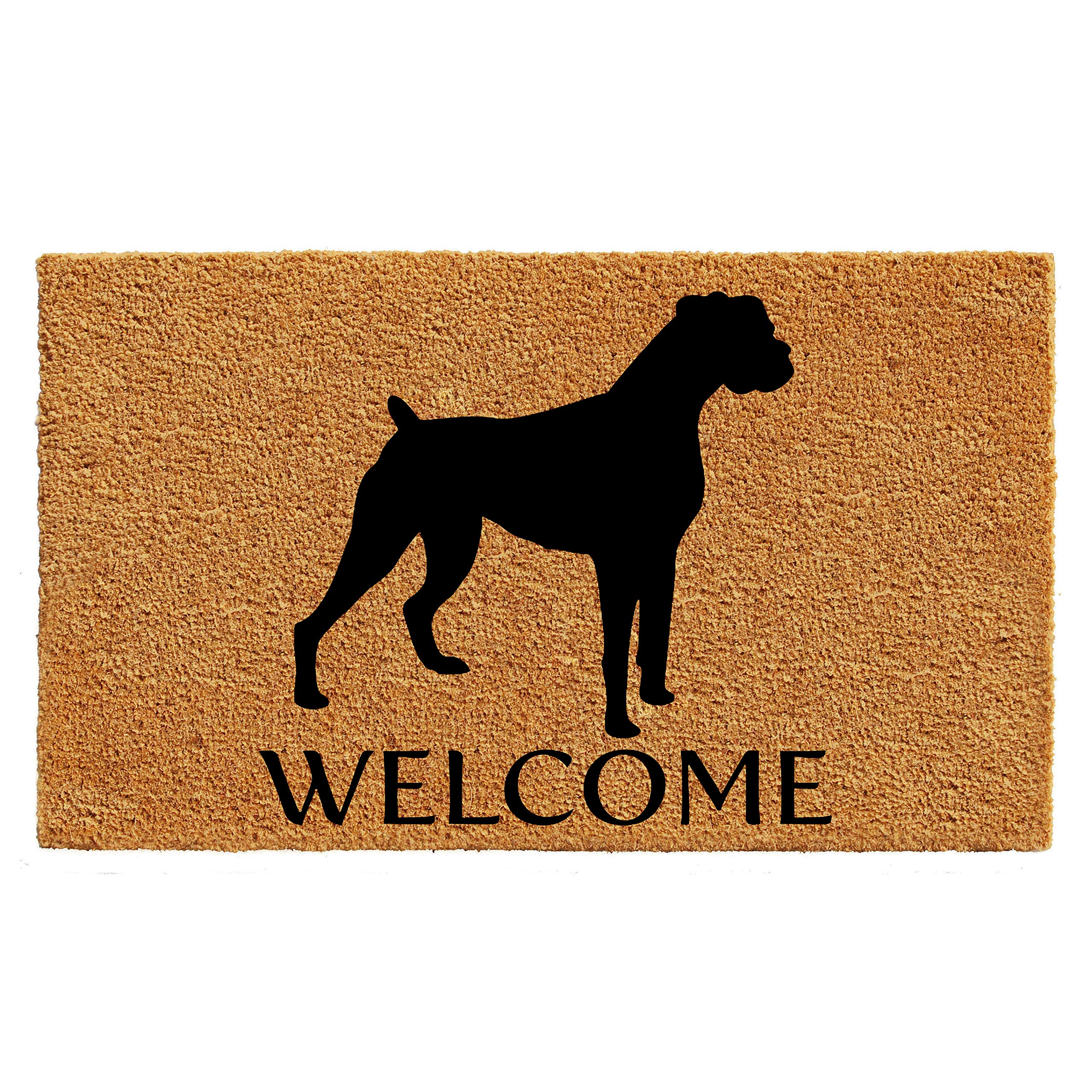 Calloway Mills AZ105581729 Boxer Doormat, 17 x 29, Natural/Black